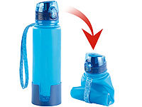 Semptec Urban Survival Technology Faltbare Silikon-Trinkflasche, 650 ml, lebensmittelecht, BPA-frei; Faltbarer Wasserkanister mit Zapfhahn Faltbarer Wasserkanister mit Zapfhahn Faltbarer Wasserkanister mit Zapfhahn 