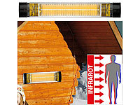 ; Infrarot-Deckenheizstrahler für geschützte Außenbereiche 