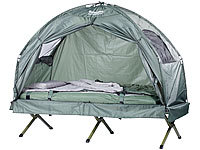Semptec Urban Survival Technology Tente surélevée avec lit de camp, sac de couchage et matelas