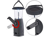 Semptec Urban Survival Technology Lanterne LED sans fil solaire / dynamo / USB 300 mAh / 0,6 W