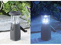 ; Solar-LED-Camping-Laterne mit Powerbank, Solar Camping-Laternen 
