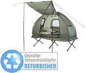 Semptec Urban Survival Technology 4in1-Zelt mit Feldbett, Winter-Schlafsack, Versandrückläufer; Faltbarer Wasserkanister mit Zapfhahn Faltbarer Wasserkanister mit Zapfhahn 