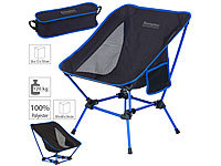 Semptec Urban Survival Technology Klappbarer Campingstuhl, 2 Sitzhöhen, Tasche, extra-leicht, bis 120 kg