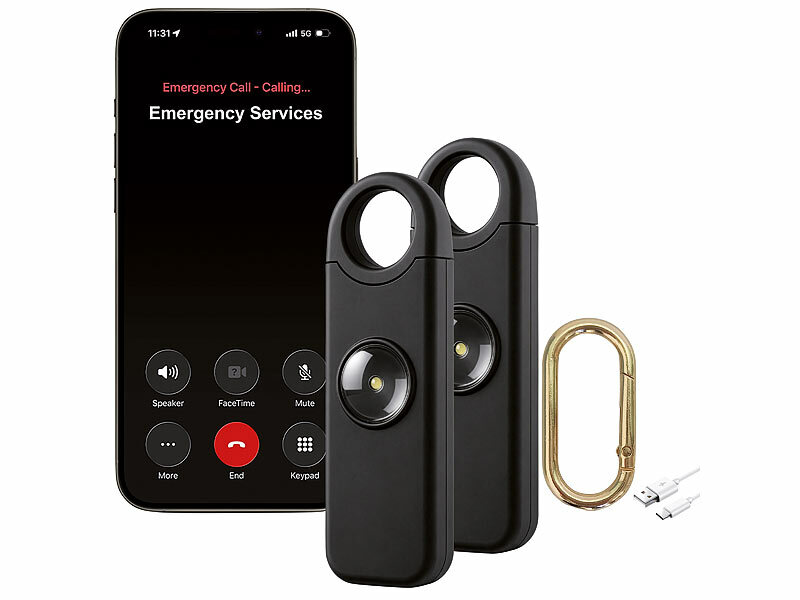 ; 3in1-Akku-Sicherheits-Alarme mit IR-Kamera-Erkennung, Selbstverteidigungs-Schlüsselanhänger mit Akku und Taschenlampe 3in1-Akku-Sicherheits-Alarme mit IR-Kamera-Erkennung, Selbstverteidigungs-Schlüsselanhänger mit Akku und Taschenlampe 3in1-Akku-Sicherheits-Alarme mit IR-Kamera-Erkennung, Selbstverteidigungs-Schlüsselanhänger mit Akku und Taschenlampe