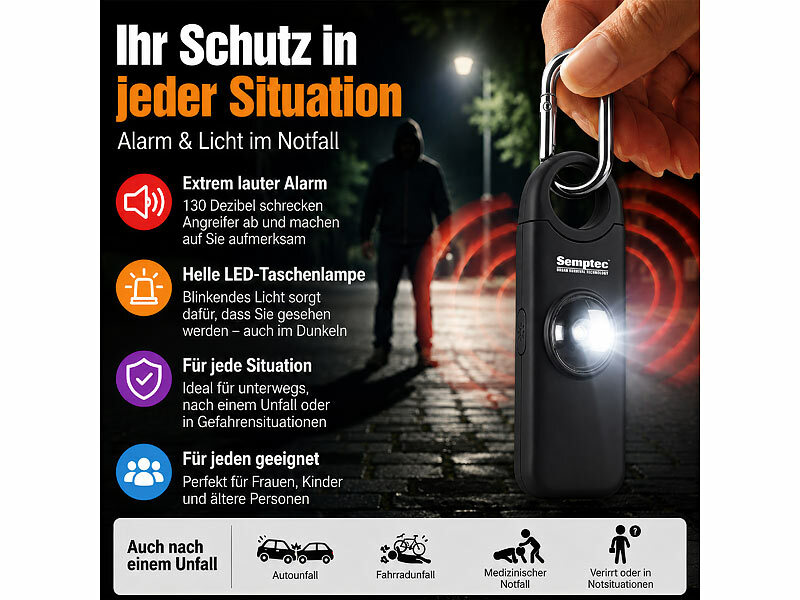 ; 3in1-Akku-Sicherheits-Alarme mit IR-Kamera-Erkennung, Selbstverteidigungs-Schlüsselanhänger mit Akku und Taschenlampe 3in1-Akku-Sicherheits-Alarme mit IR-Kamera-Erkennung, Selbstverteidigungs-Schlüsselanhänger mit Akku und Taschenlampe 3in1-Akku-Sicherheits-Alarme mit IR-Kamera-Erkennung, Selbstverteidigungs-Schlüsselanhänger mit Akku und Taschenlampe